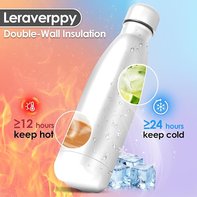 25oz Cola-Bottle Shaped Stainless Steel Leak-proof Water Bottle, Double Wall - Image 3