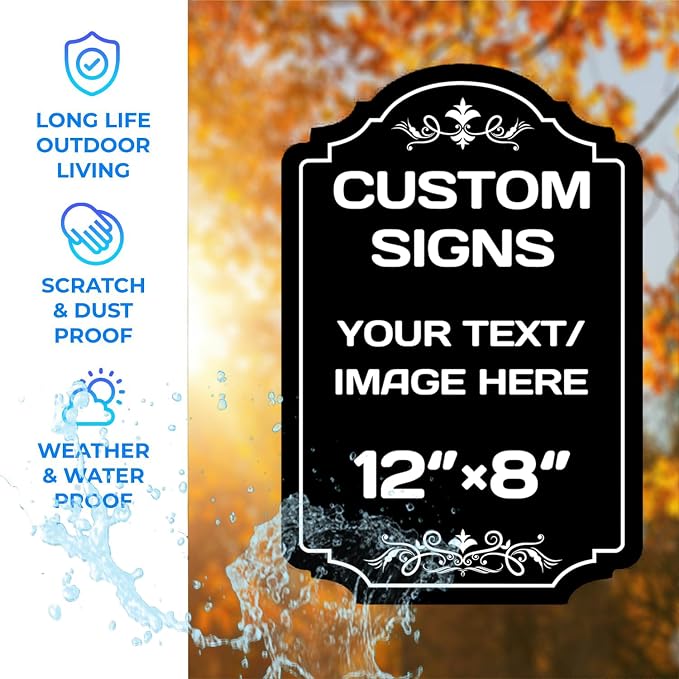 Custom Aluminum Weatherproof Metal Garden Signs - Image 3