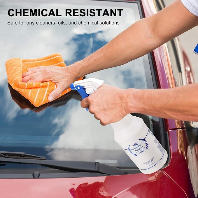 Plastic Spray Bottle 2 Pack, 32 Oz, All-Purpose Heavy Duty Spraying Bottles - Image 6