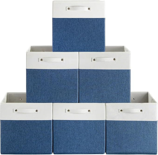 13 x 13 Inch Fine Linen Storage Bins by FinishingBo