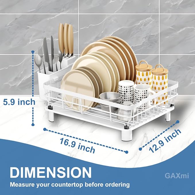 GAXmi Dish Drying Rack Over The Sink Dish Drainer - Image 4