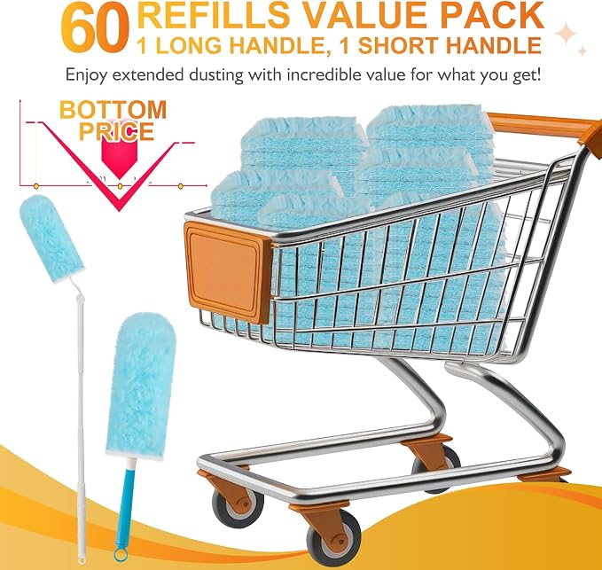 60ct 360° Heavy Duty Duster Refills Kit - Image 7