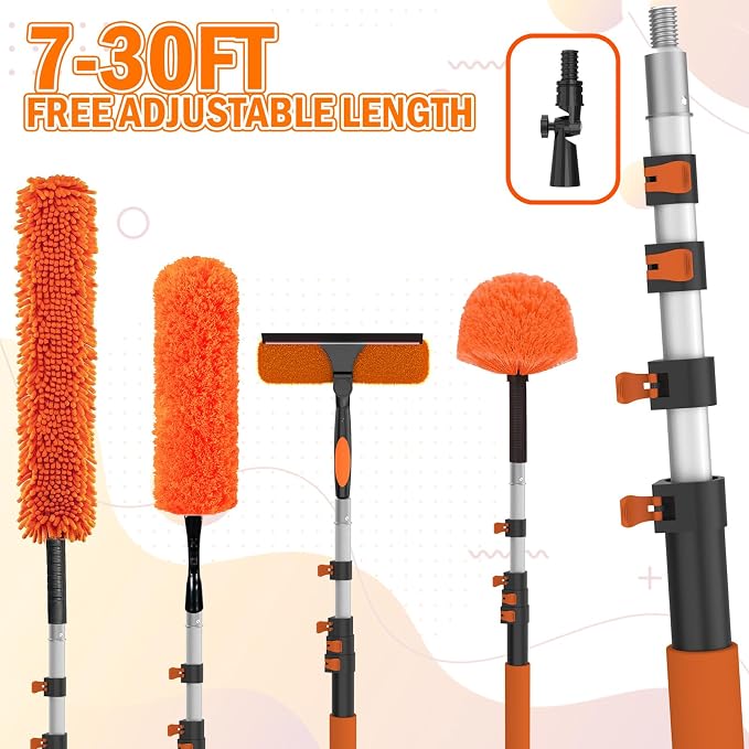 36FT High Reach Duster Cleaning Kit - Image 8