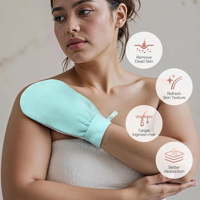 LOTTA Dual-Sided Exfoliating Gloves - Image 2