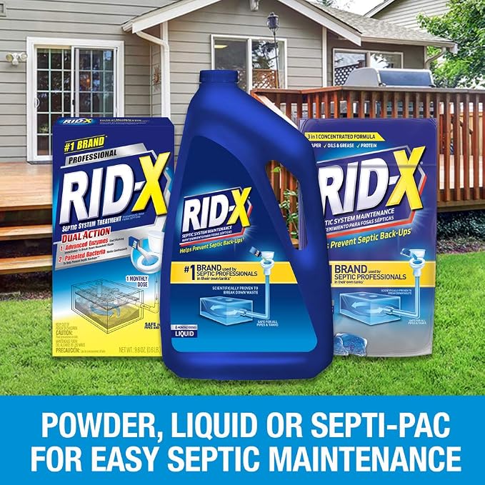 Rid-X Septic Treatment, 12 Month Supply of Septi-Pacs, 12.6 Oz - Image 7