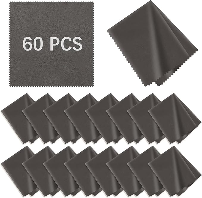 60 Pack Microfiber Cleaning Cloth by lipetol