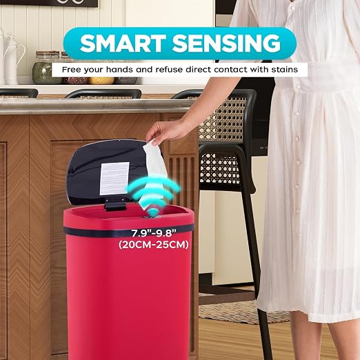Automatic Motion Sensor Bathroom Trash Can - Image 5