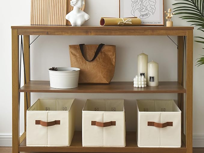 StorageWorks Storage Baskets for Shelves, Foldable Fabric Closet Storage Bins - Image 7