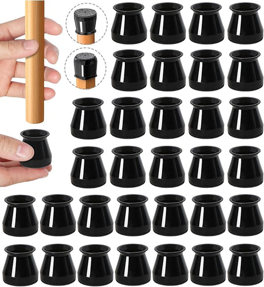 32 Pcs Chair Leg Protectors for Hardwood Floors, Silicone Felt Furniture Leg by OASMU