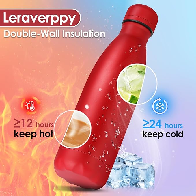 25oz Cola-Bottle Shaped Stainless Steel Leak-proof Water Bottle, Double Wall - Image 3