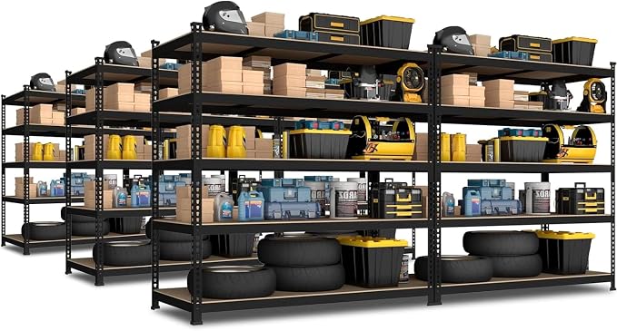PrimeZone 6 Pack Heavy Duty Storage Shelves by PrimeZone