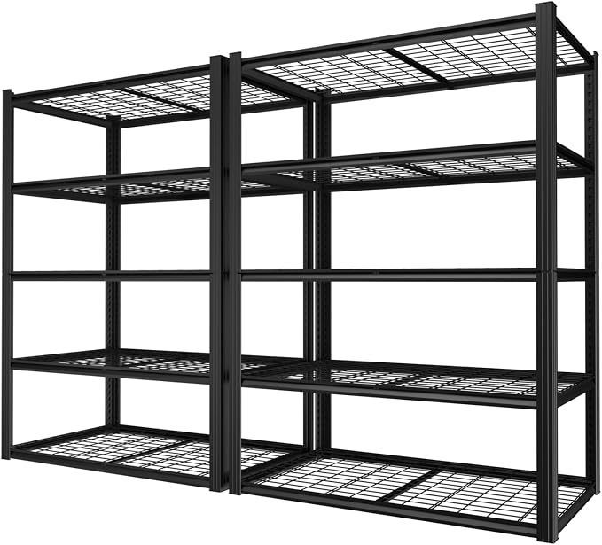 ROOMTEC 48" W Garage Shelving Heavy Duty, 2800LBS Storage Shelves, 5-Tier by ROOMTEC