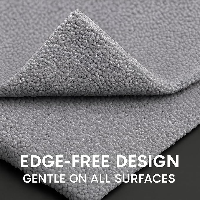 Paks - Edgeless Microfiber Towels 4-Pack - Car Detailing Wash Cloths - Image 2