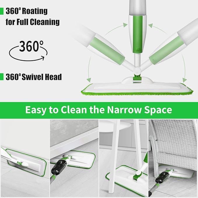 Mops for Floor Cleaning Wet Spray Mop - Image 3