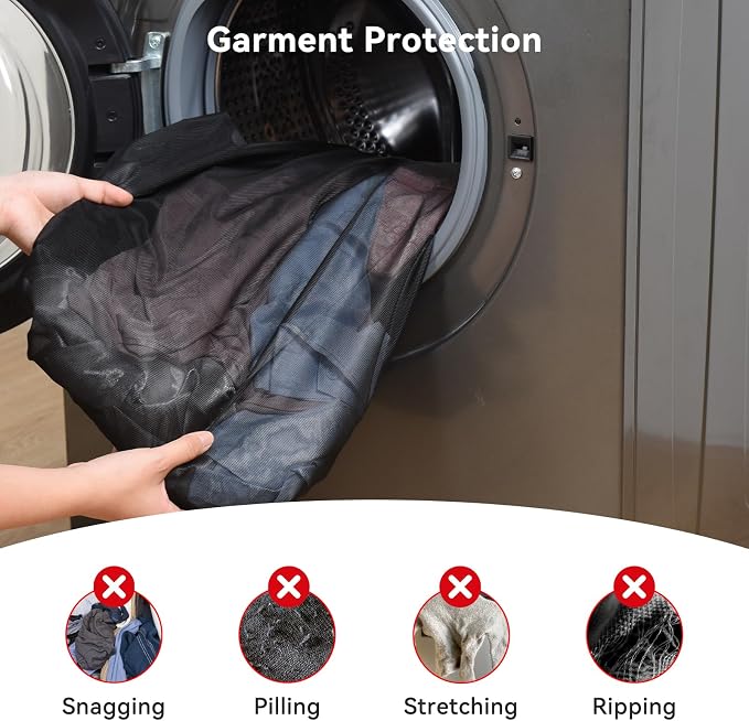 OTraki 2pcs Ex Large Mesh Laundry Bags 36x43 Inch Fine Mesh Washing Bag - Image 6