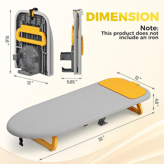 KINGBOARD Tabletop Ironing Board, Small Ironing Board - Image 2