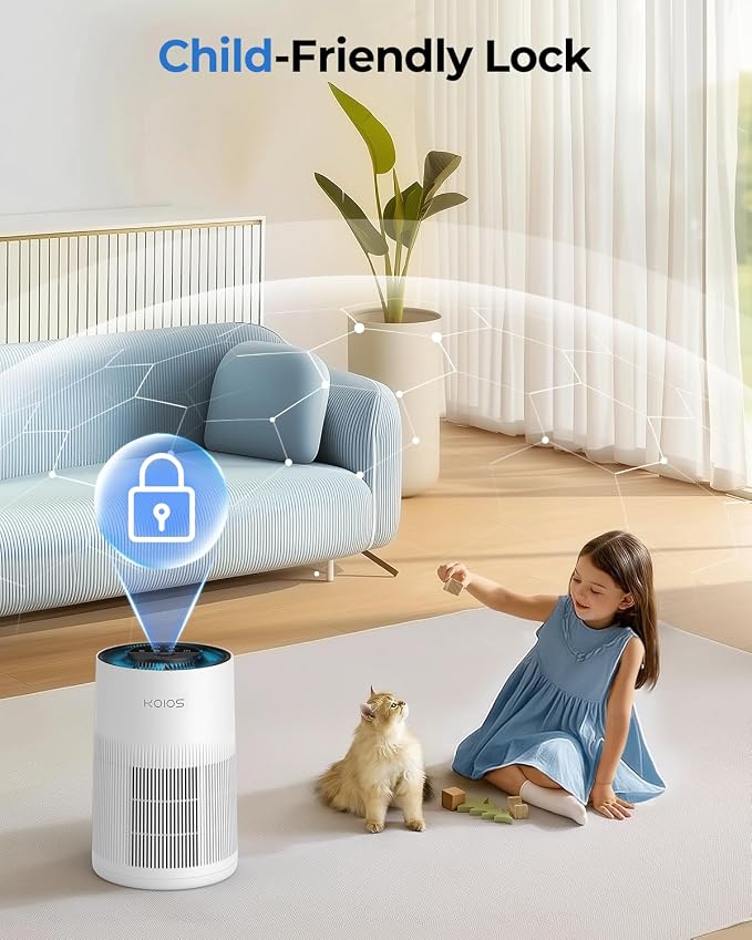Air Purifiers for Home Large Room 1200ft², KOIOS H13 True HEPA Air Purifier for - Image 8