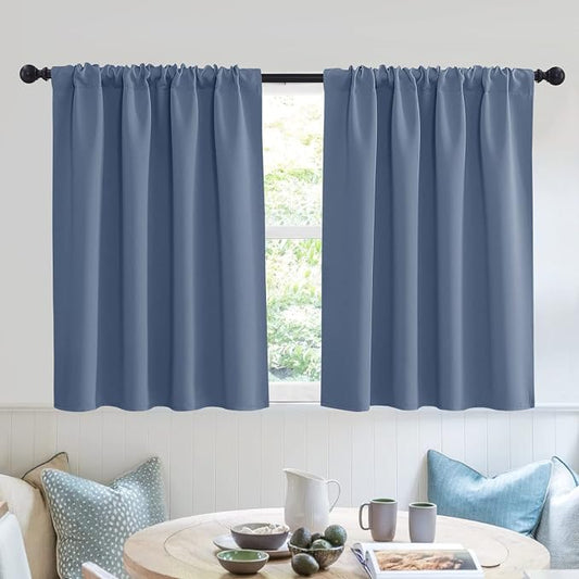 RYB HOME Blackout Curtains for Small Window by RYBHOME