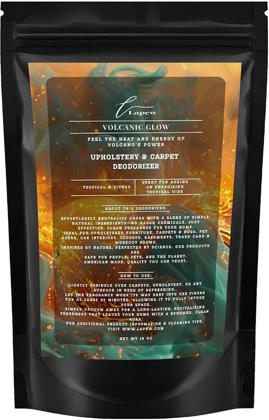 Volcanic Glow Carpet Freshener Powder: Powerful Odor Eliminator by Lapew