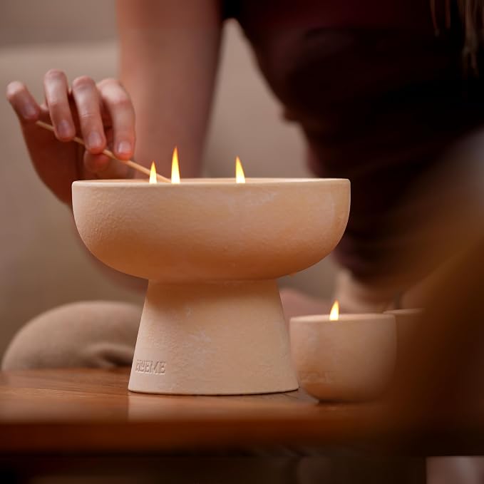 New BLUEME Wellness Candle Wax Refill, Contains Essential Oil, Sustainable - Image 3