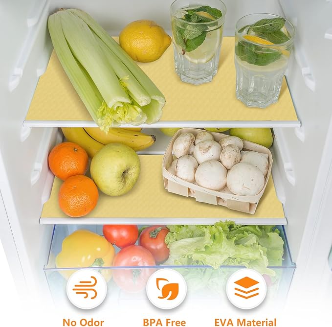 Shelf Liners for Kitchen Cabinets Refrigerator Liners Waterproof & Oil-Proof - Image 5