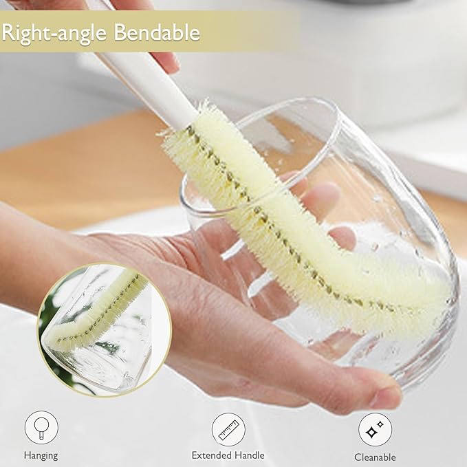 2-Pack 16 inches Long Handle Bottle Cleaning Brushes - Image 4