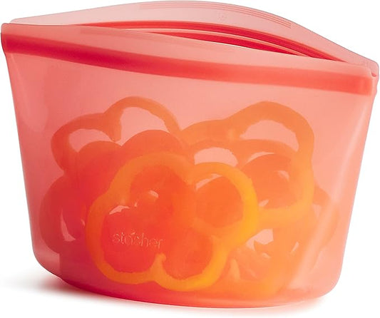 Stasher Premium Silicone Reusable Food Storage Bowl, Sous Vide, Dishwasher by Stasher