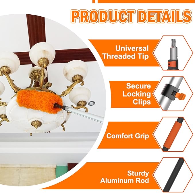 20FT High Reach Duster Cleaning Kit - Image 3