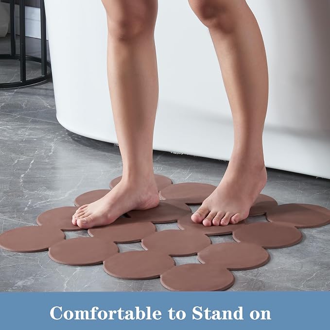 Square Shower Mat Nonslip - Image 2
