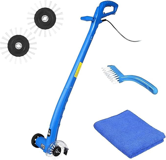 Electric Stand-Up Lightweight Grout Cleaning Machine – Easy-to-Use Tile Grout by GroutGroovyCleaningMachine