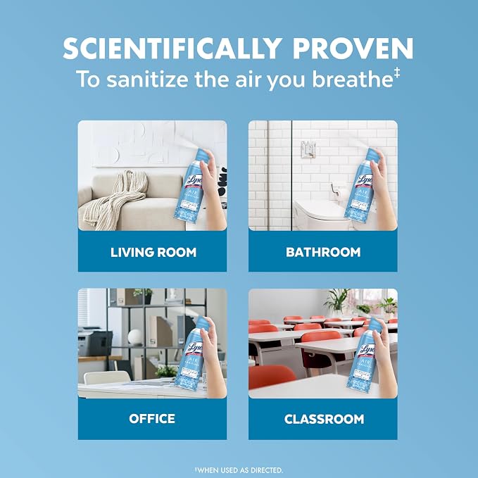 Lysol Air Sanitizer Spray with Odor Eliminator - Image 7