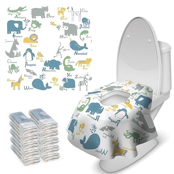 Blissful Diary 20 Pcs Toilet Seat Covers Disposable by ForEveryBabysBetterLife