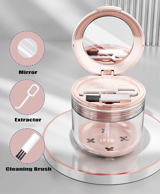 MURRI&MURRDI Retainer Mouth Guard Soak Container Box, Denture Bath Case - Image 2