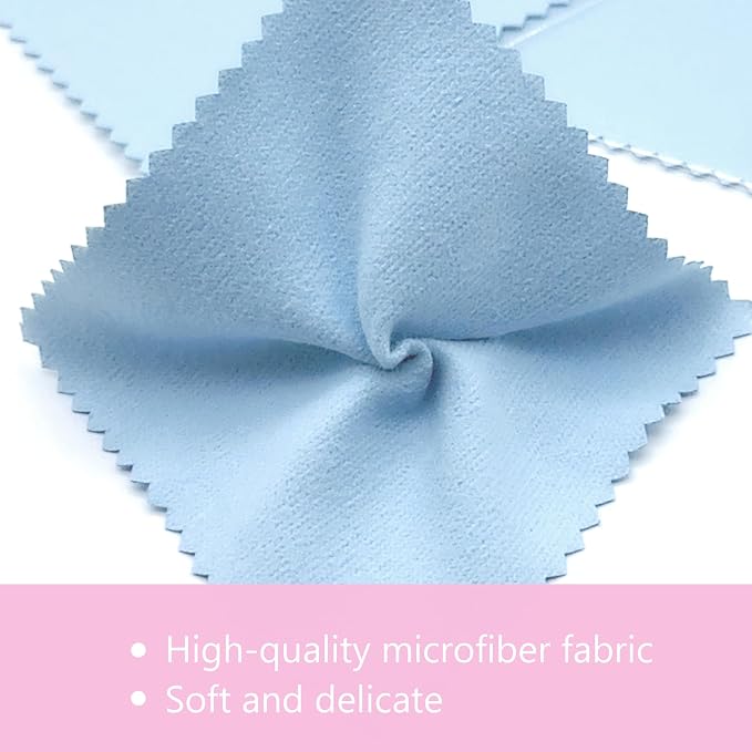 XIAOXINGYUN 120 PCS Jewelry Cleaning Cloth Jewelry Polishing Cloths - Image 4