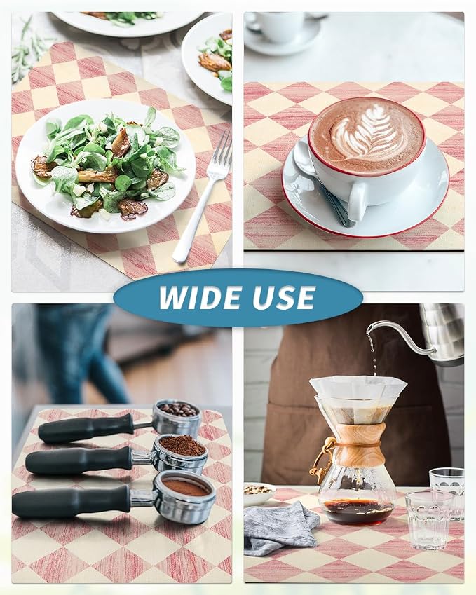 AMOAMI Coffee Mat Hide Stain Rubber Backed Absorbent Dish Drying Mat - Image 6