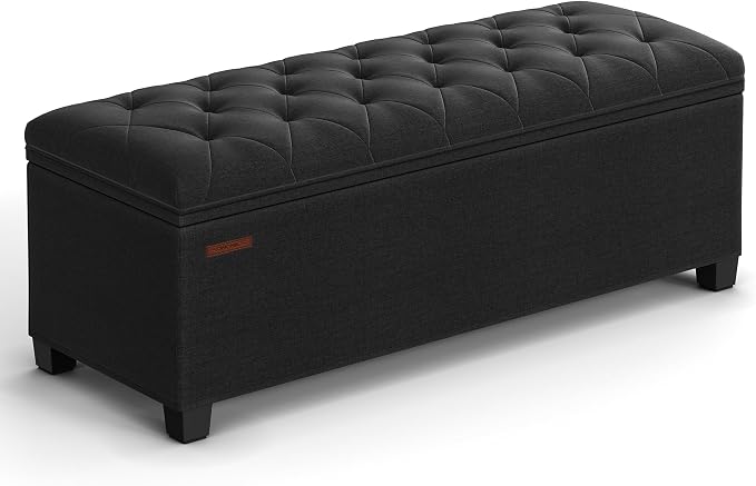 SONGMICS Storage Ottoman Bench, Foot Rest by SONGMICSbySONGMICSHOME