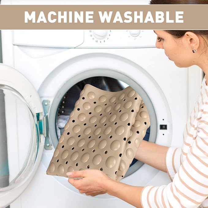 Shower Mat Non Slip: 47.2 x 31.5 Inch Extra Large TPE Shower Mats - Image 6