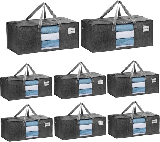 VENO 8 Pack Moving Bags Extra Large Storage Bags by Veno