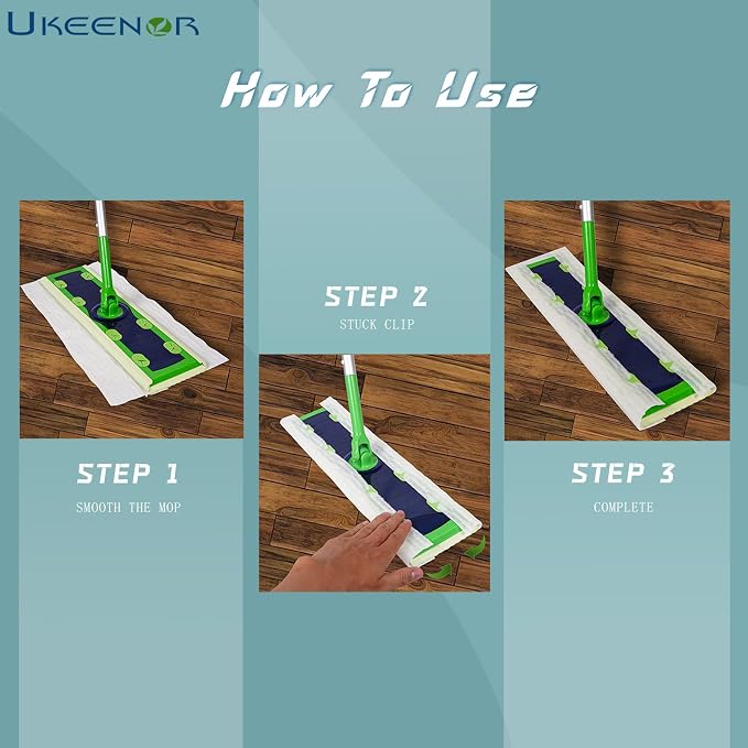 XL Dry Mop Refills 40 Counts Disposable Dusting Cloths Dry Sweeping Refills Dry - Image 6
