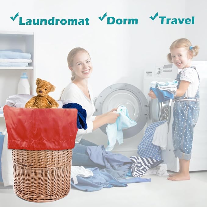 Heavy Duty Laundry Bag 2 Pack XL Nylon Laundry Bags - Image 5