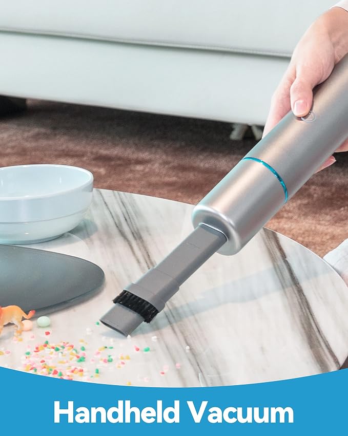 Brigii Crevice Vacuum, Handheld Vacuum & Air Duster & Hand Pump 3 in 1 - Image 2