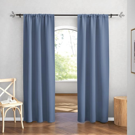 RYB HOME Blackout Curtains 84 inches Length - Image 2