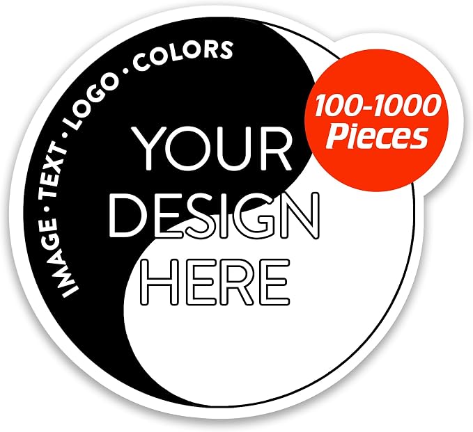 5-1000 Custom Vinyl Stickers by DayStarCustomDesigns