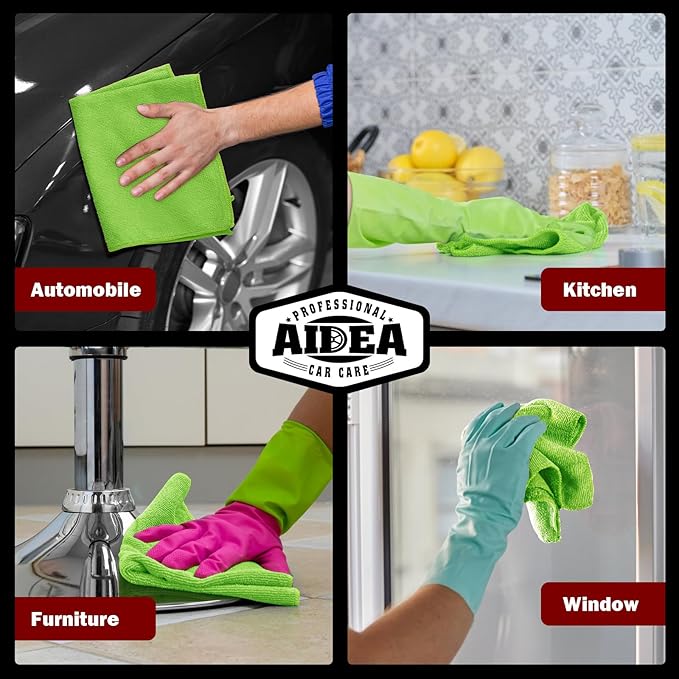 AIDEA Microfiber Cleaning Cloth, Microfiber Towels - Image 5
