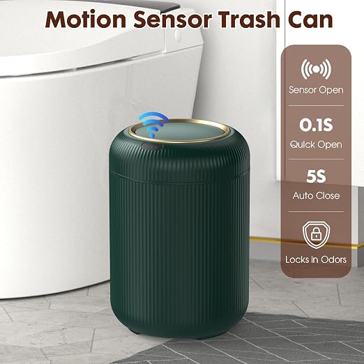 Procade Automatic Motion Sensor Bathroom Trash Can - Image 2