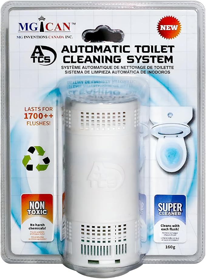 MGICAN Patented Automatic Toilet Cleaning System | Non-Toxic | Bleach Free & by MGICAN