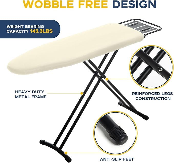 Ironing Board Full Size, RAINHOL Compact Iron Board - Image 5