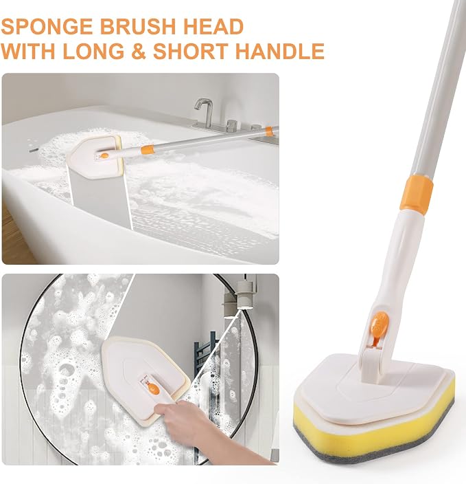 3 in 1 Shower Scrubber Cleaning Brush - Image 5