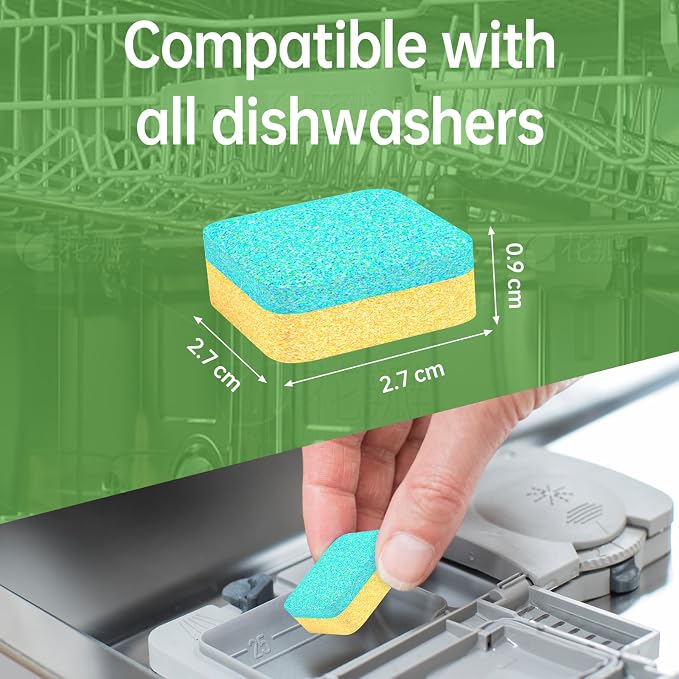 Dishwasher Cleaner and Deodorizer Tablets 24 Pack - Image 3