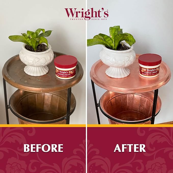 Wright's by Weiman Cream Copper and Brass Cleaner - Image 3